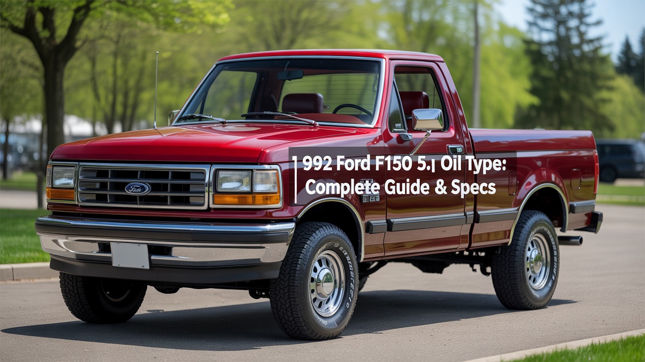 1992 Ford F150 5.0 Oil Type Complete Guide & Specs
