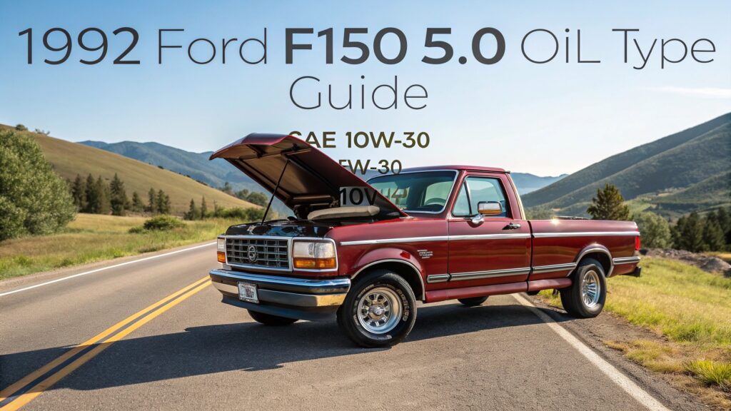 Can I Use Alternative Oil Types for My 1992 Ford F150 5.0