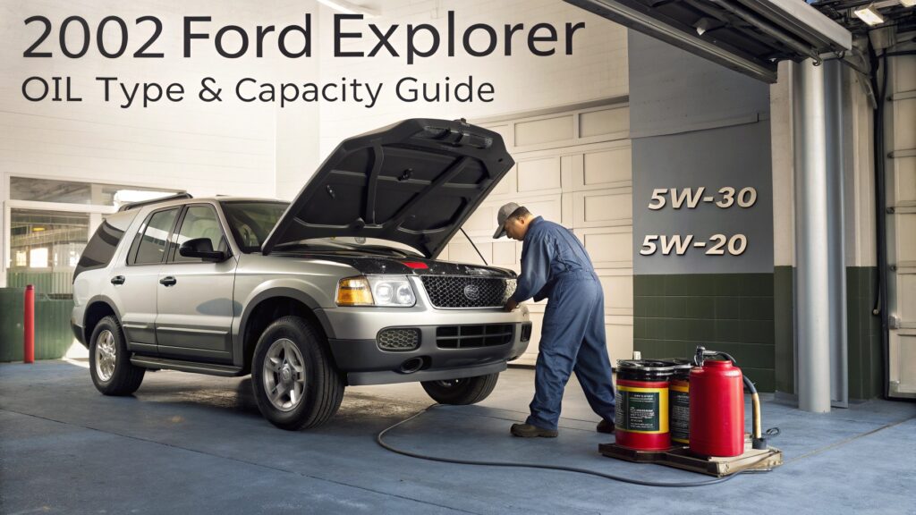 How Much Oil Does a 2002 Ford Explorer Take With an Oil Filter Change