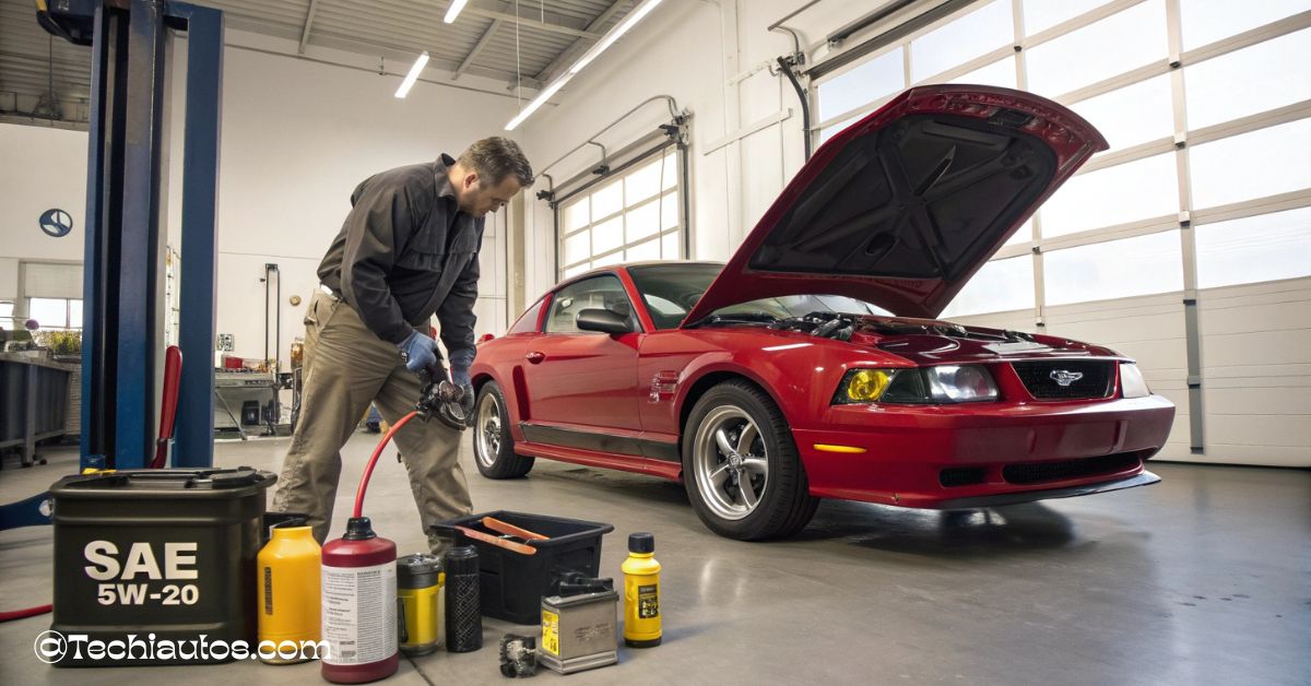 2001 Ford Mustang Oil Type, Capacity & Change Tips